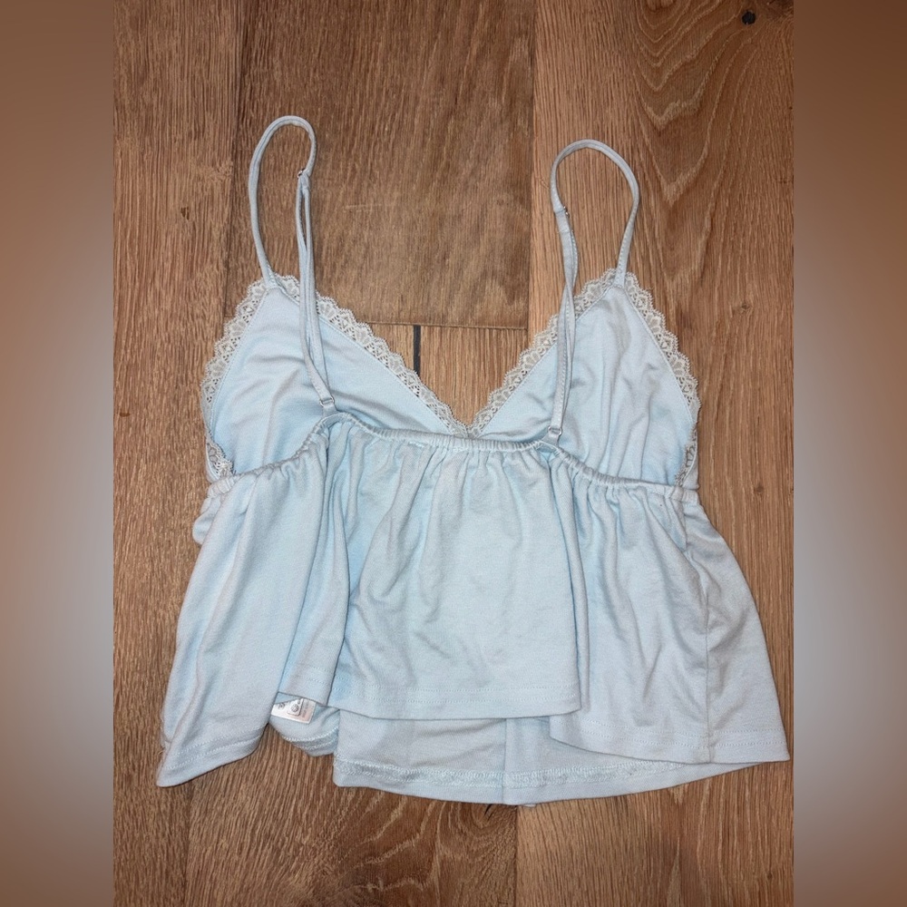 SOLD brand new edikted baby doll light blue tank top xs - Picture 2 of 3